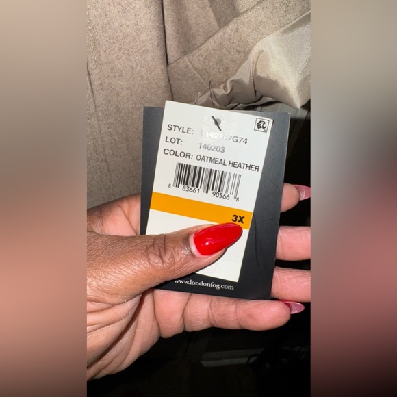 Double Breasted London Fog Wool Peacoat - Picture 5 of 5